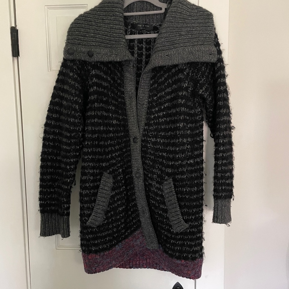 Rag & Bone button down sweater - worn
